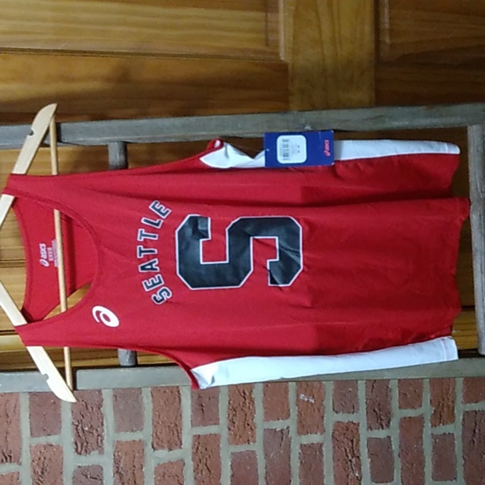 Women’s Asics Seattle Team Running Singlet NWT